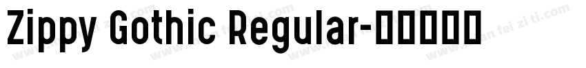 Zippy Gothic Regular字体转换
